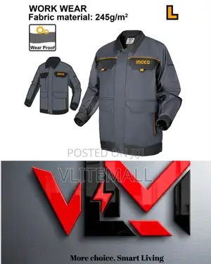 Ingco Work Jacket Wucj8011.L Size: L