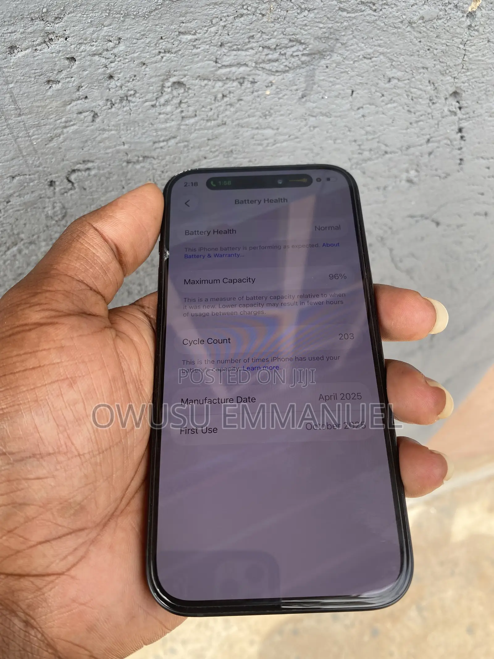 Apple iPhone 15 128 GB Black