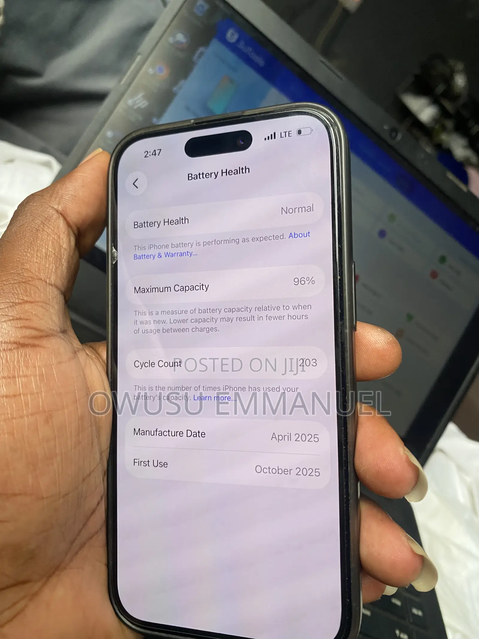 Apple iPhone 15 128 GB Black
