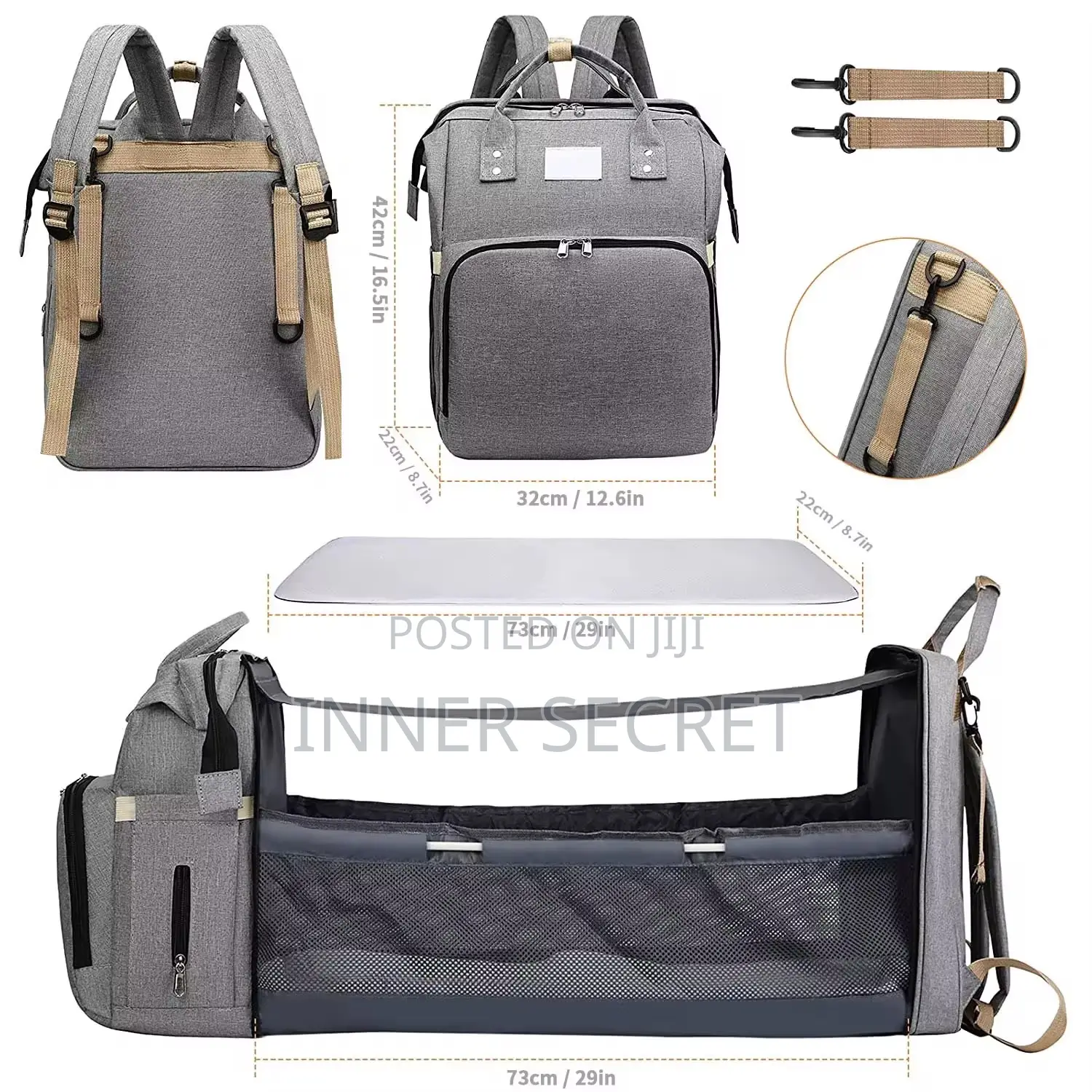 Diaper Bag and Bed