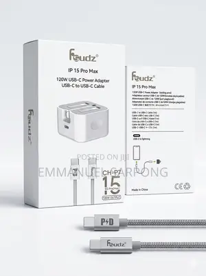 Fsudz 120w Usb-C Power Adapter + Usb-C Cable