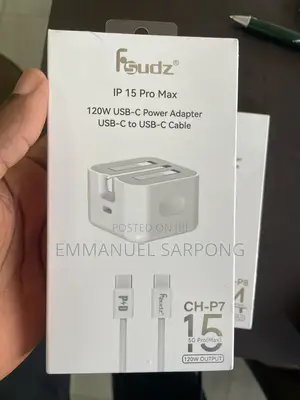 Fsudz 120w Usb-C Power Adapter + Usb-C Cable