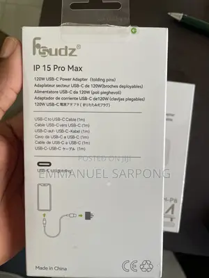 Fsudz 120w Usb-C Power Adapter + Usb-C Cable