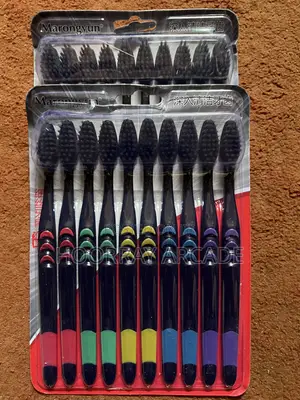 Family Pack -20 Colored Toothbrushes, Nylon Bristles - Medium Hardness