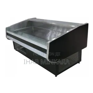 Commercial Low-Profile Serve-Over Display Freezer With Sliding Lids