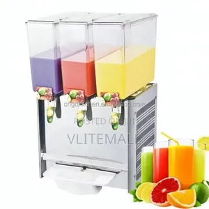 Commercial Triple Drink Juice Dispenser 9l*3 Tier