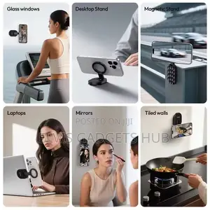 Suction Cup Phone Mount Non-Slip Phone Holder Smartphone Stand Bracket