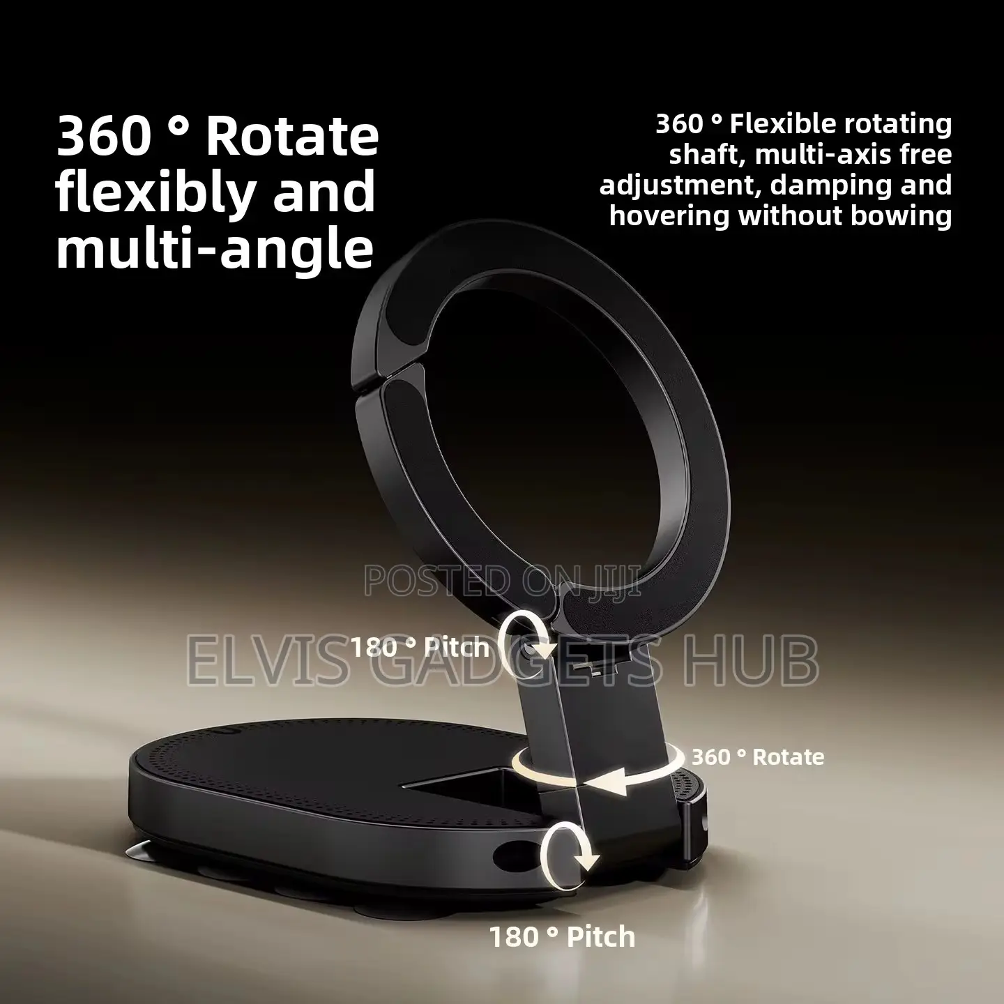 Suction Cup Phone Mount Non-Slip Phone Holder Smartphone Stand Bracket