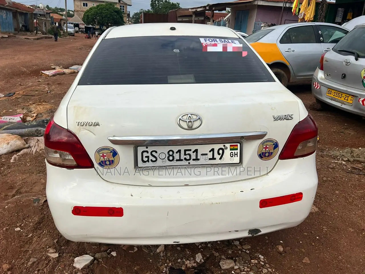 Toyota Yaris Sedan Automatic 2007 White