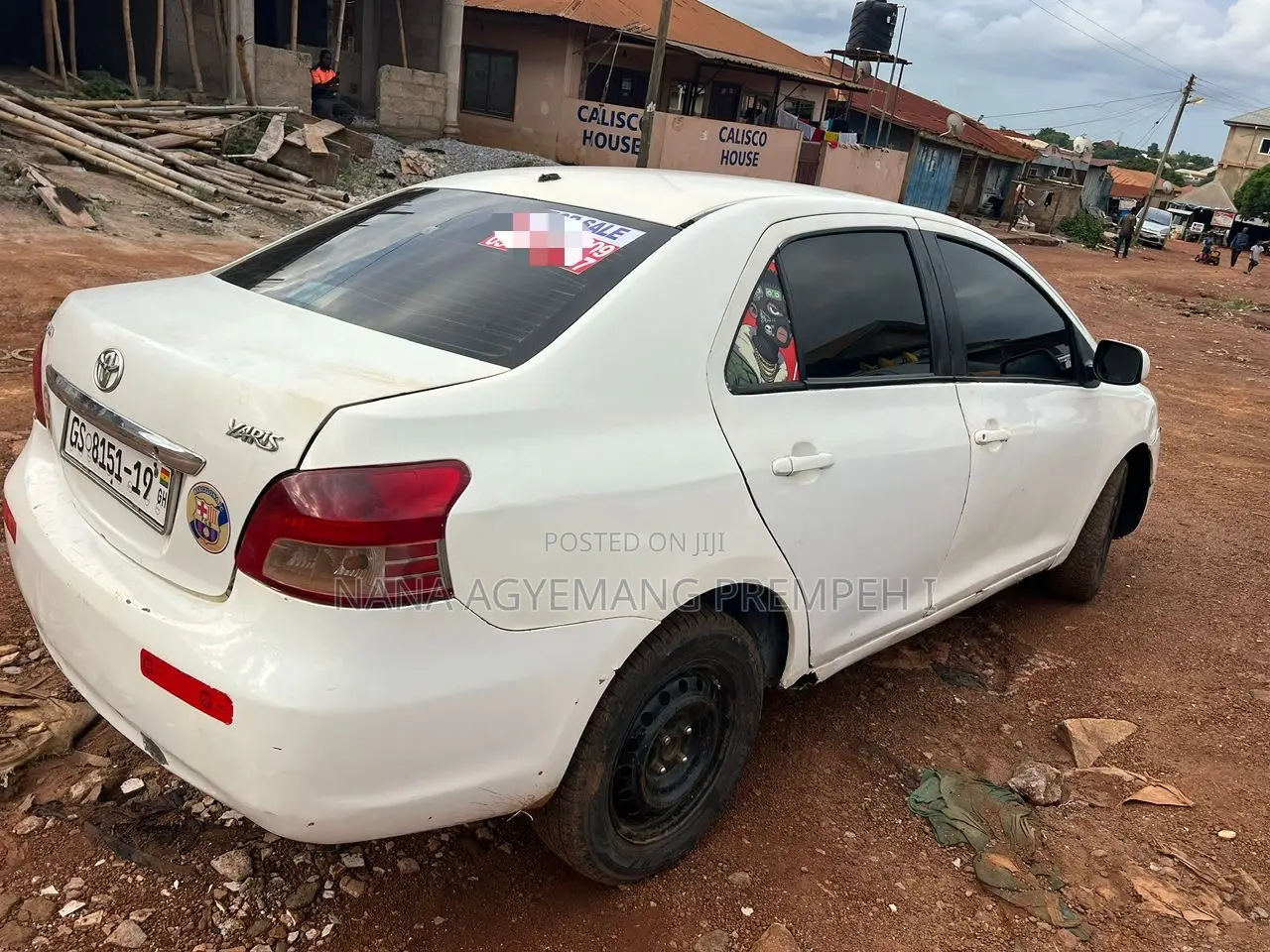 Toyota Yaris Sedan Automatic 2007 White