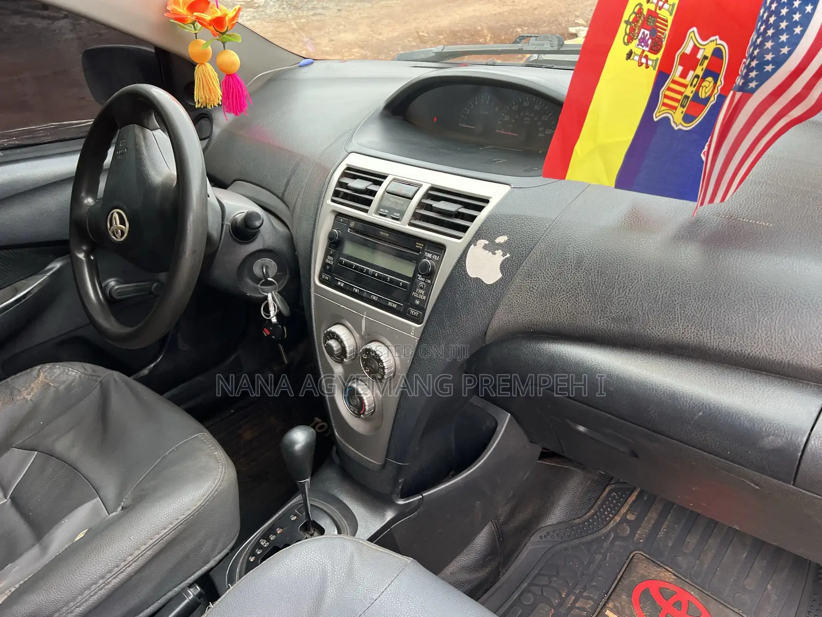 Toyota Yaris Sedan Automatic 2007 White