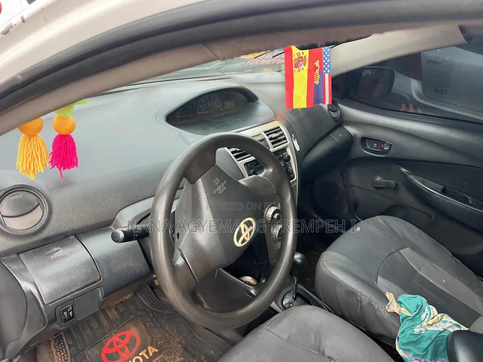 Toyota Yaris Sedan Automatic 2007 White