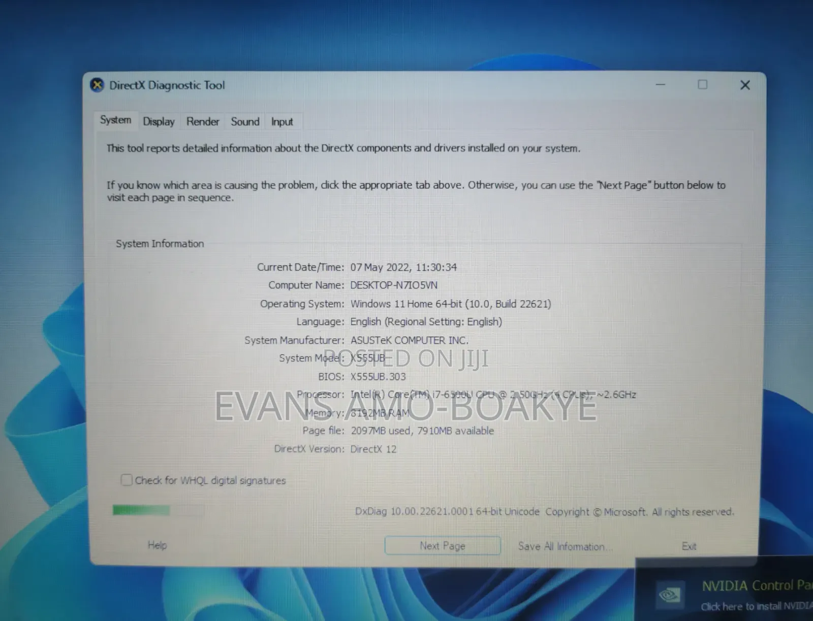 Laptop Asus X555LA 8GB Intel Core i7 SSD 256GB
