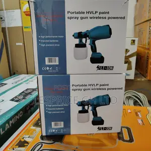 Everyday Promo on Our Authentic Wireless 48v HVLP Paint Spray Gun