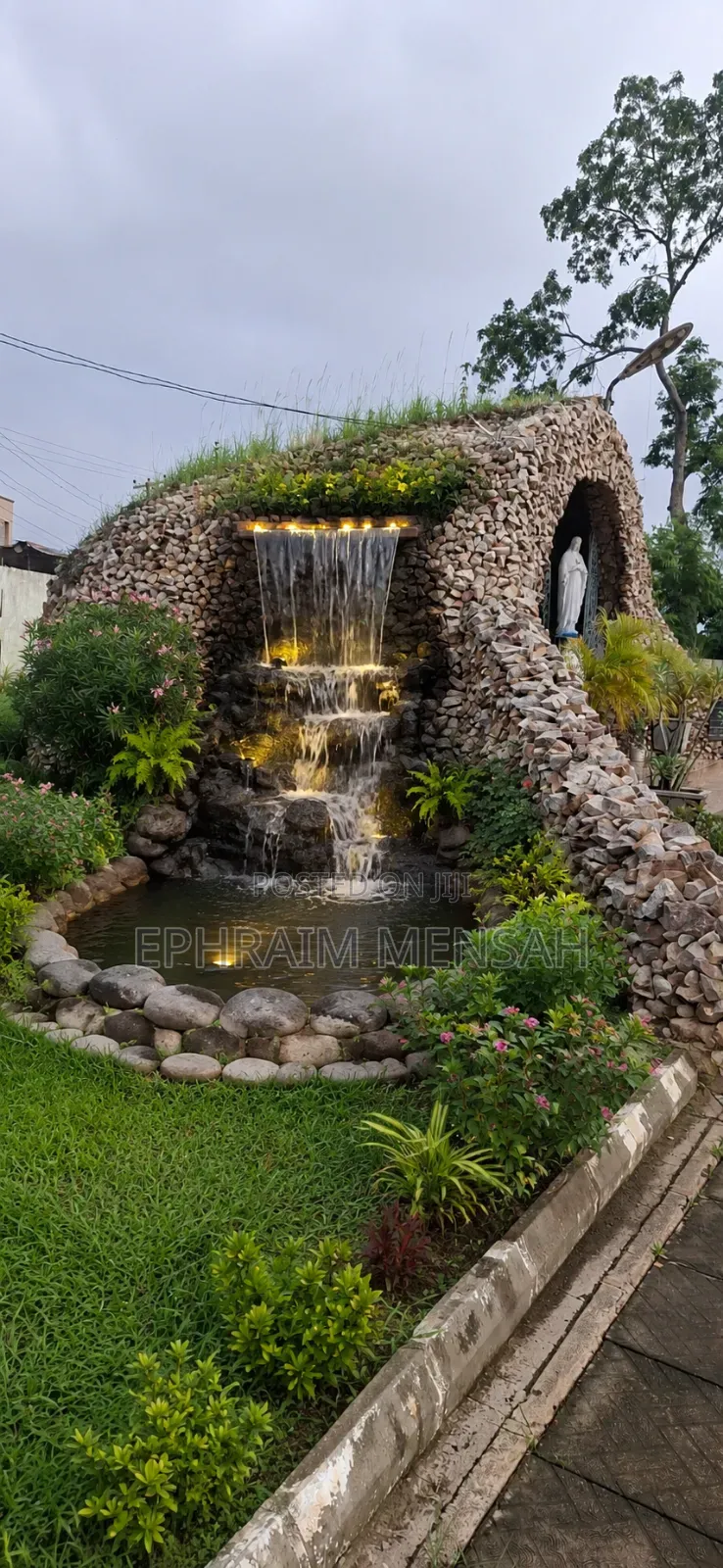 Waterfalls and Water Fountain