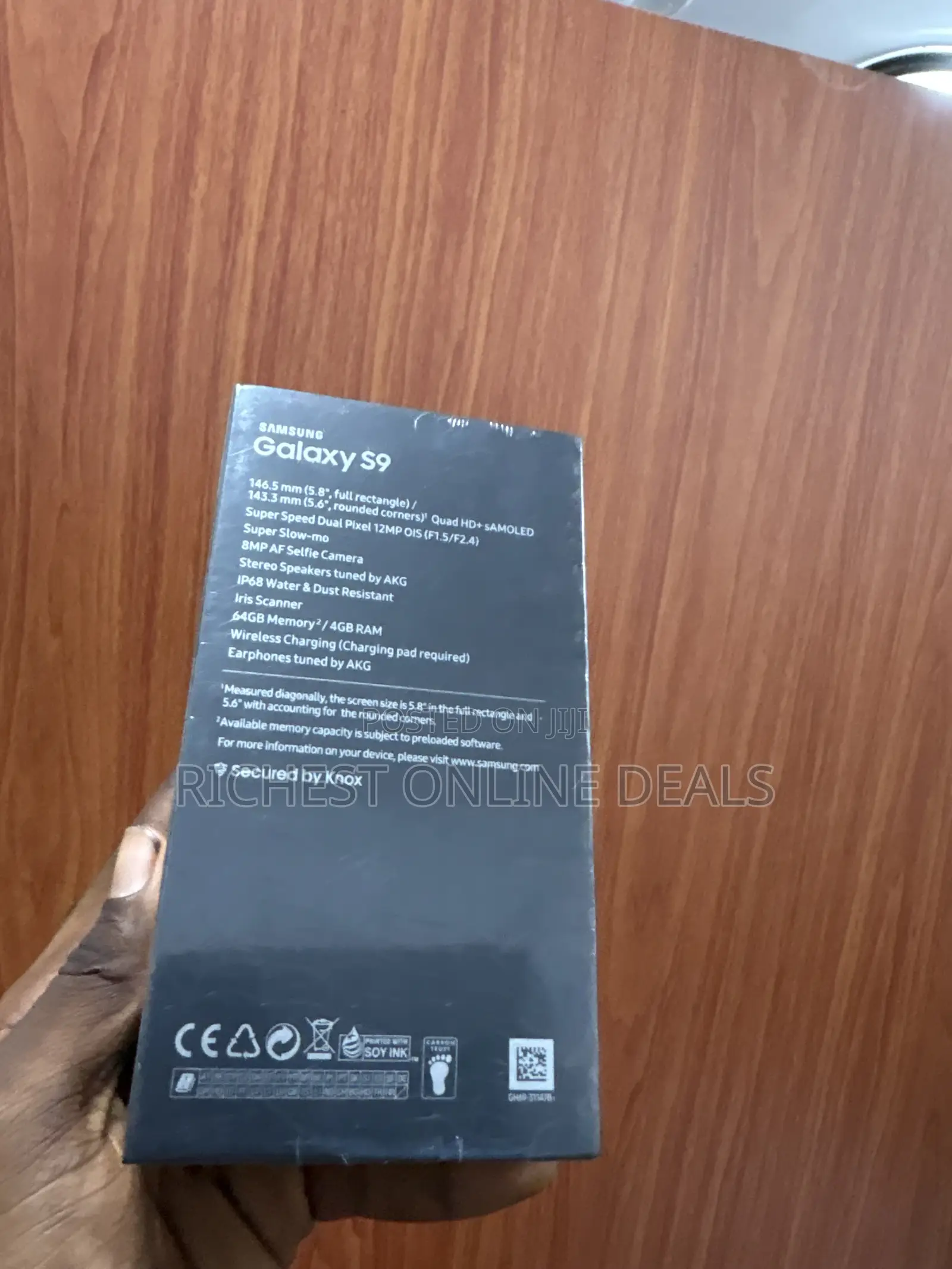 New Samsung Galaxy S9 64 GB Black