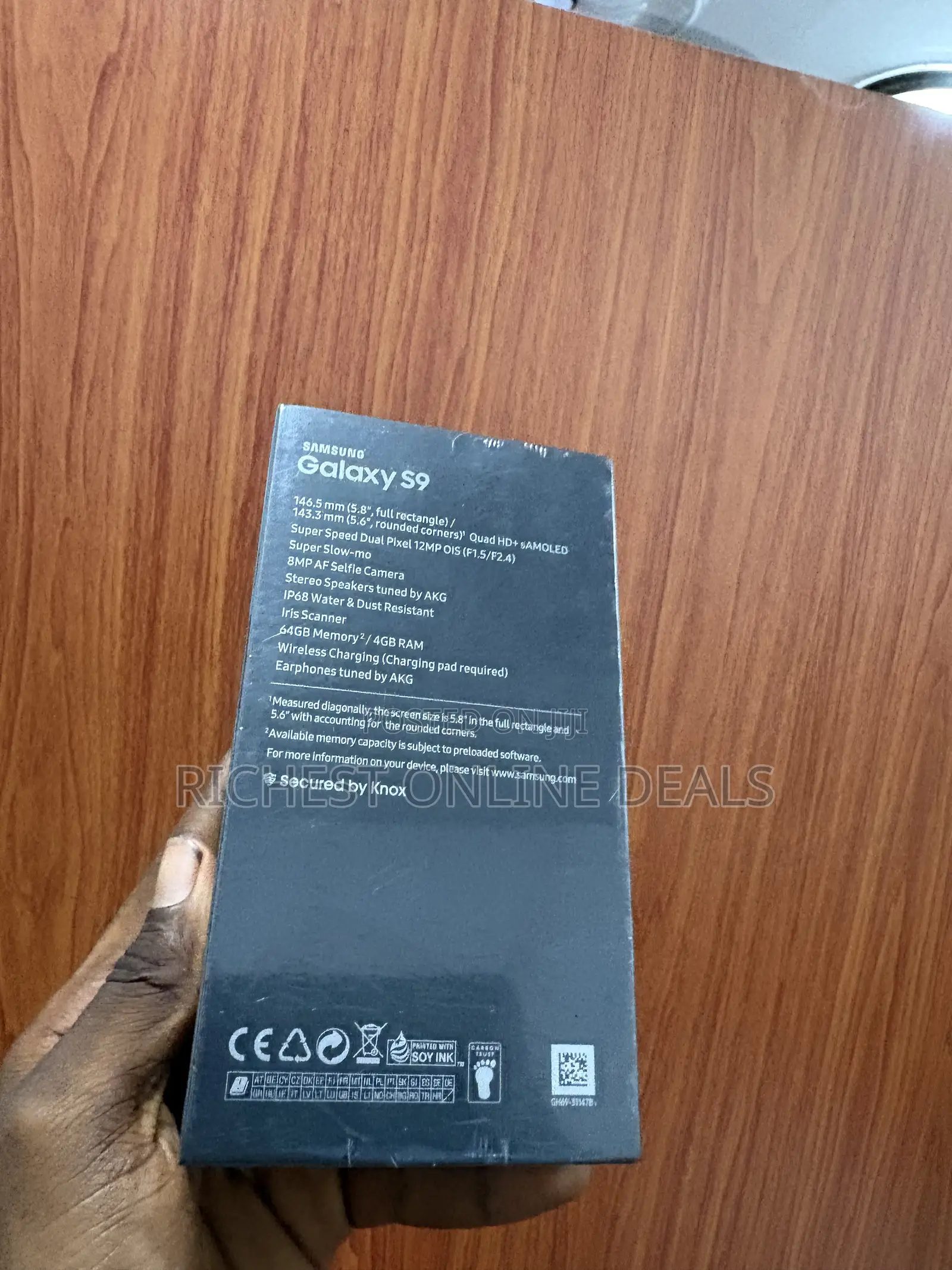New Samsung Galaxy S9 64 GB Black