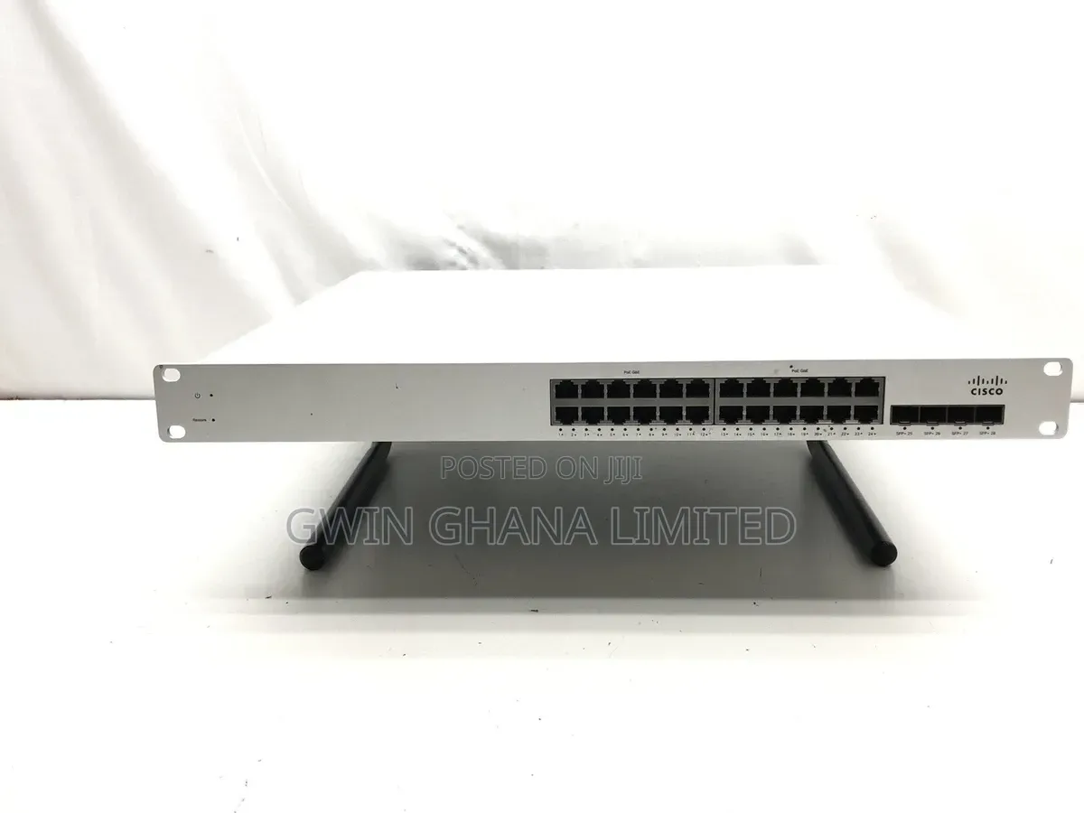 Cisco Meraki Ms320-24p- 24port Gigabit Poe+,4x10gb SFP Layer 3 Managed