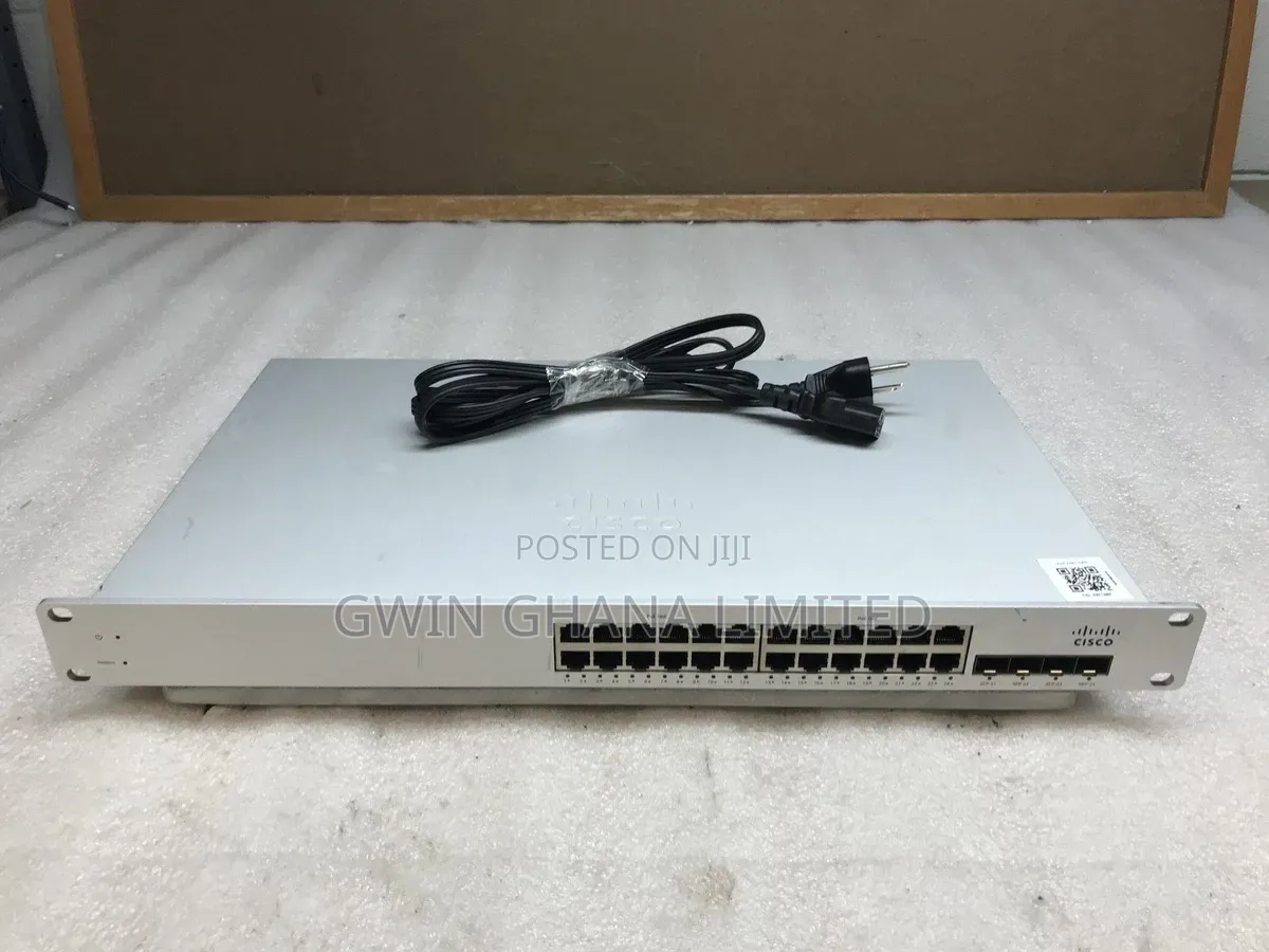 Cisco Meraki Ms320-24p- 24port Gigabit Poe+,4x10gb SFP Layer 3 Managed