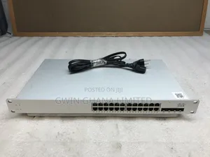 Cisco Meraki Ms320-24p- 24port Gigabit Poe+,4x10gb SFP Layer 3 Managed