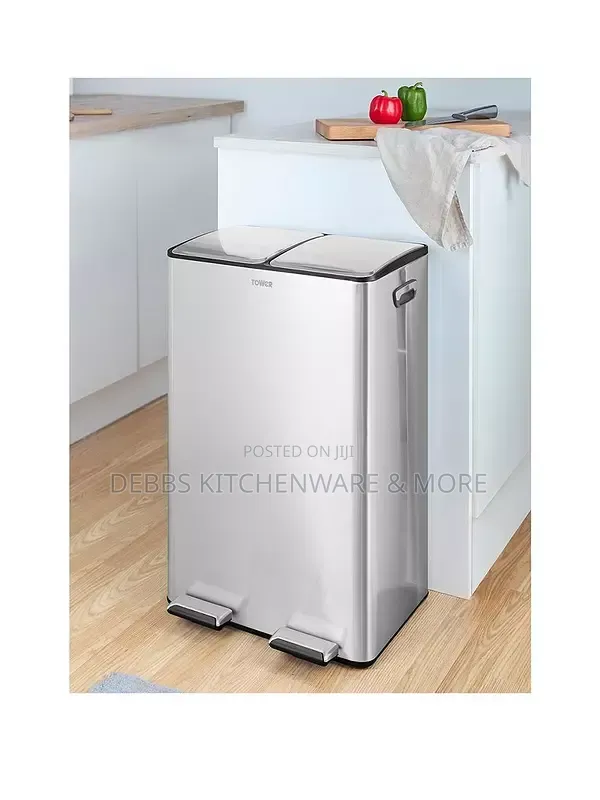 60litre Twin Trash Bin Uk