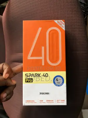 New Tecno Spark 40 Pro 256 GB Black