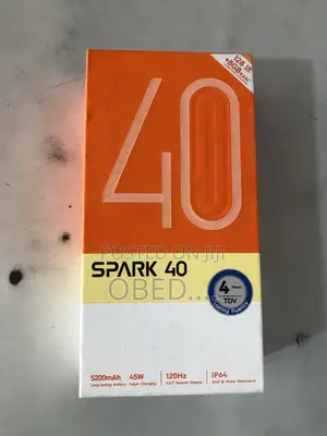 New Tecno Spark 40 256 GB Black