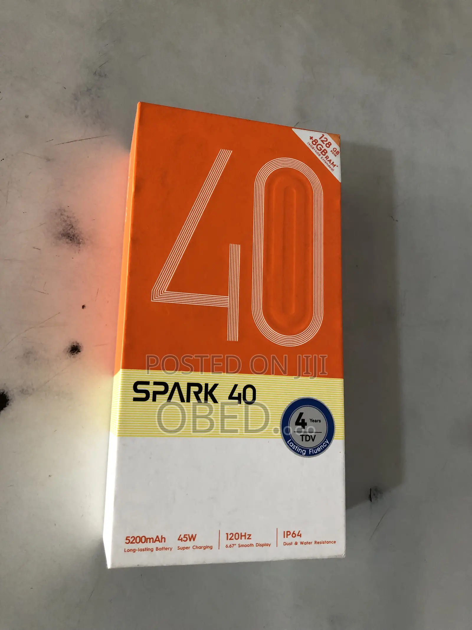 New Tecno Spark 40 256 GB Black