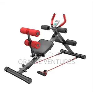 Ab Crunch With Digital Display , Abdominal Training Machine With 4 Int