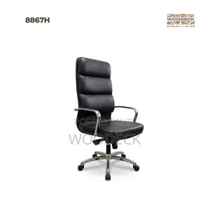 High-back Executive Office Chair With Chrome Base