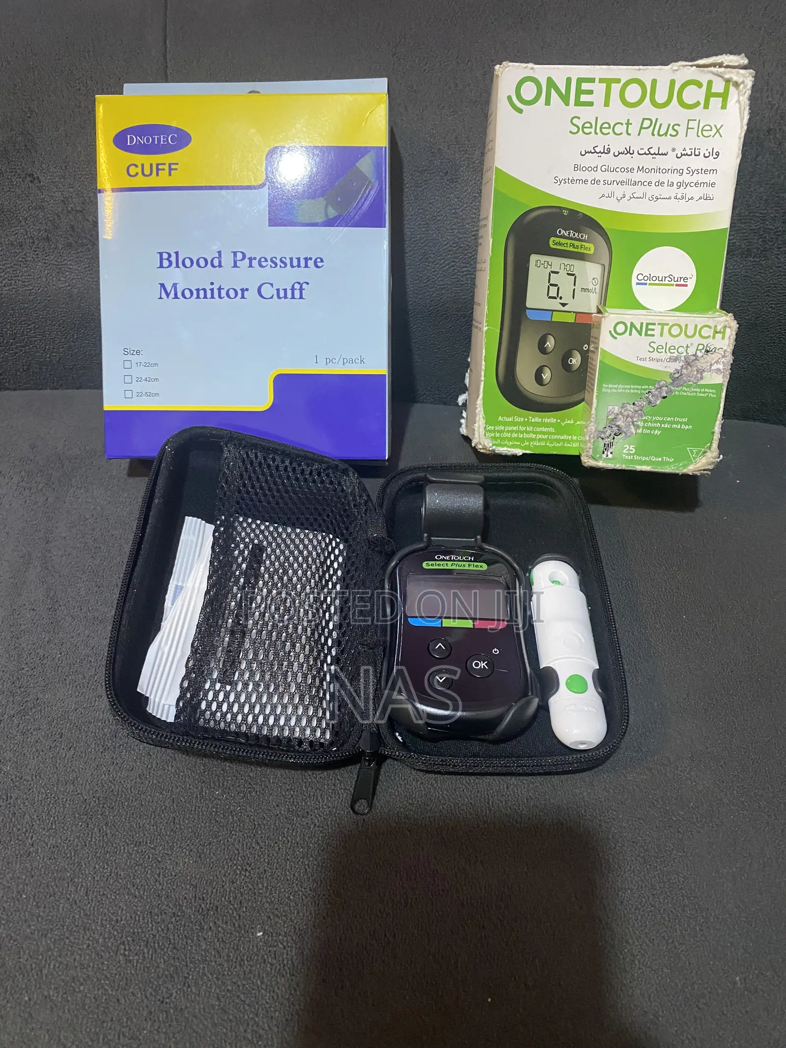 Blood Pressure and Sugar Test Kit