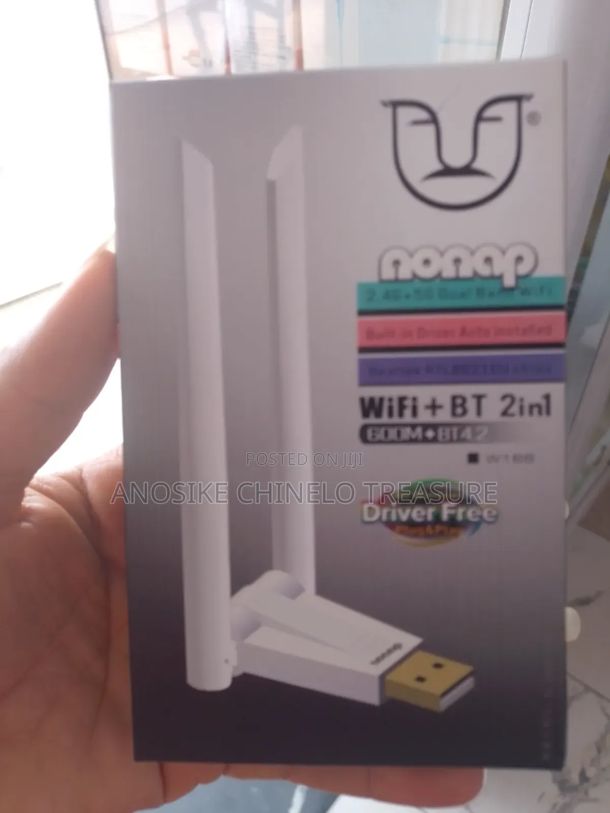 Wifi+Bt With Pole 2 In 1 Adapter