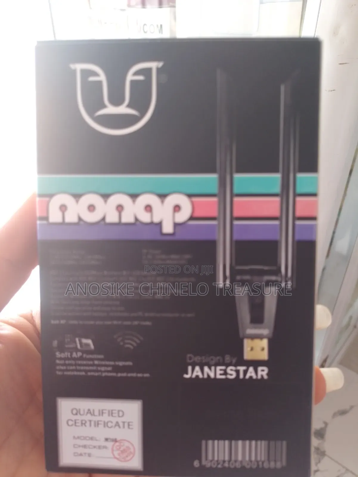 Wifi+Bt With Pole 2 In 1 Adapter