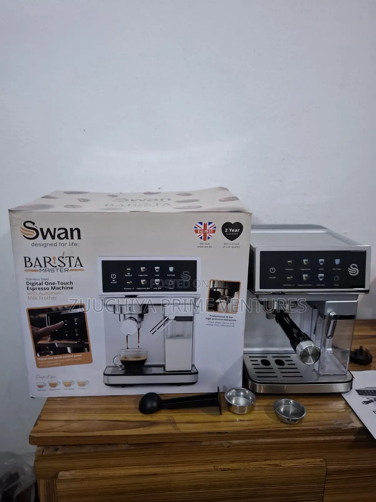 Swan Barista Digital Espresso Coffee Maker From Uk