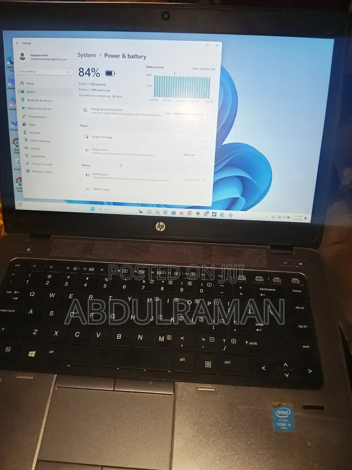 Laptop HP EliteBook 840 G2 8GB Intel Core i5 HDD 128GB