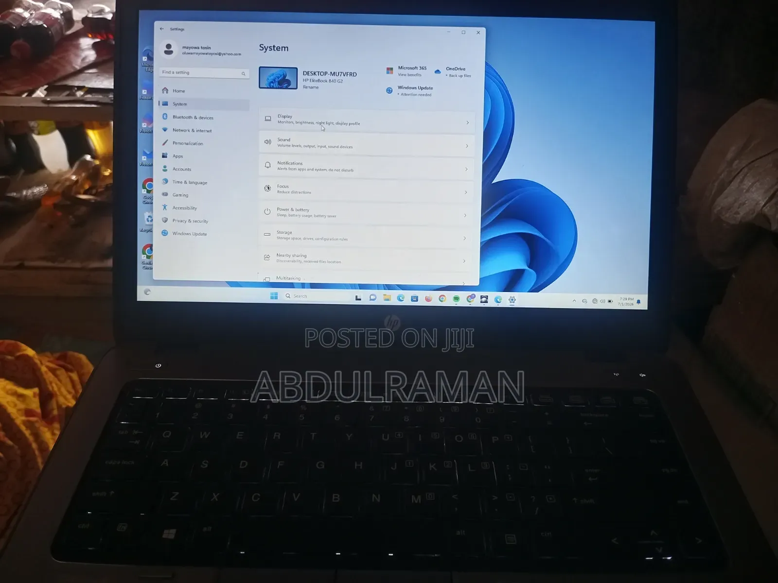 Laptop HP EliteBook 840 G2 8GB Intel Core i5 HDD 128GB