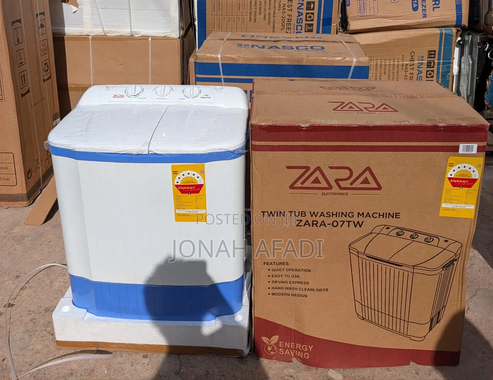 Zara Semi Automatic Washing Machine 7kg