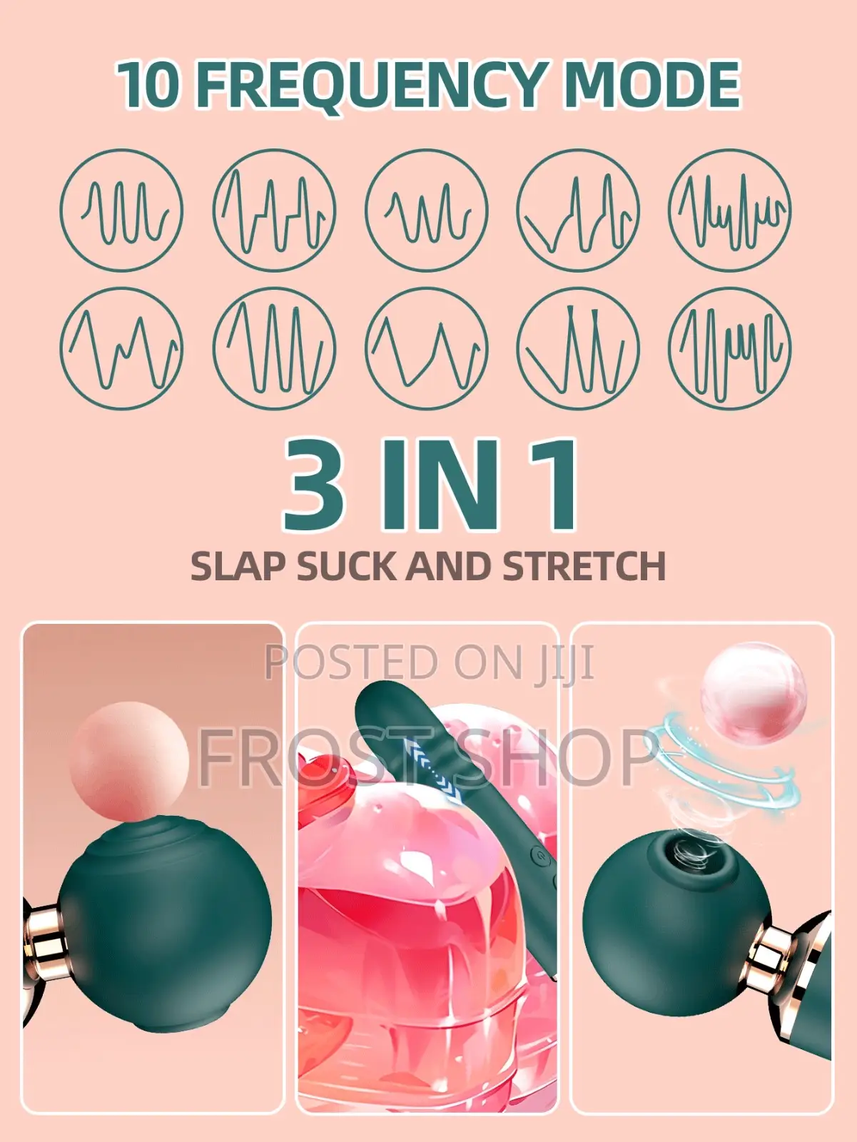 3 in 1 Clit Sucking Vibrator Female Masturbator Clitoris Stimulator