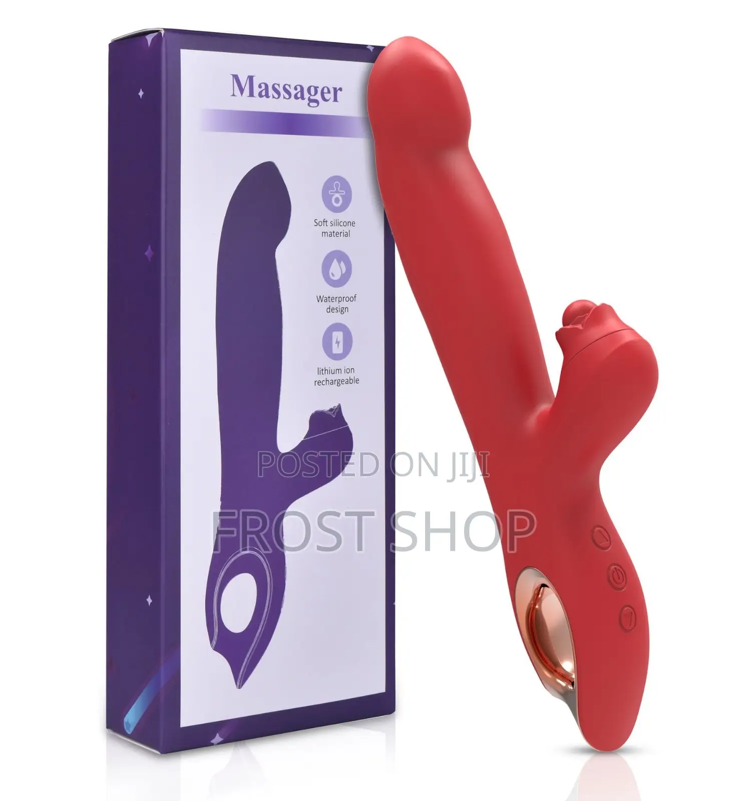 Thrusting Dildo Vibrator With 5 Swing, 10 Vibration Rabbit Vibrator