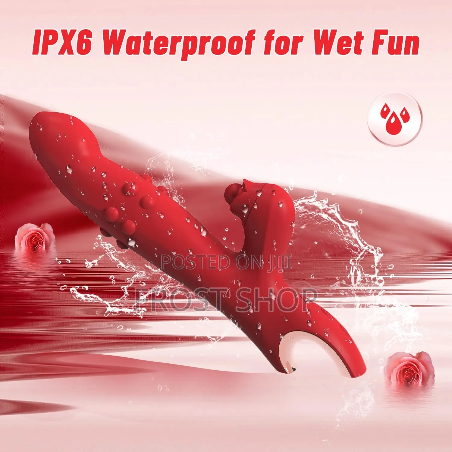 Thrusting Dildo Vibrator With 5 Swing, 10 Vibration Rabbit Vibrator