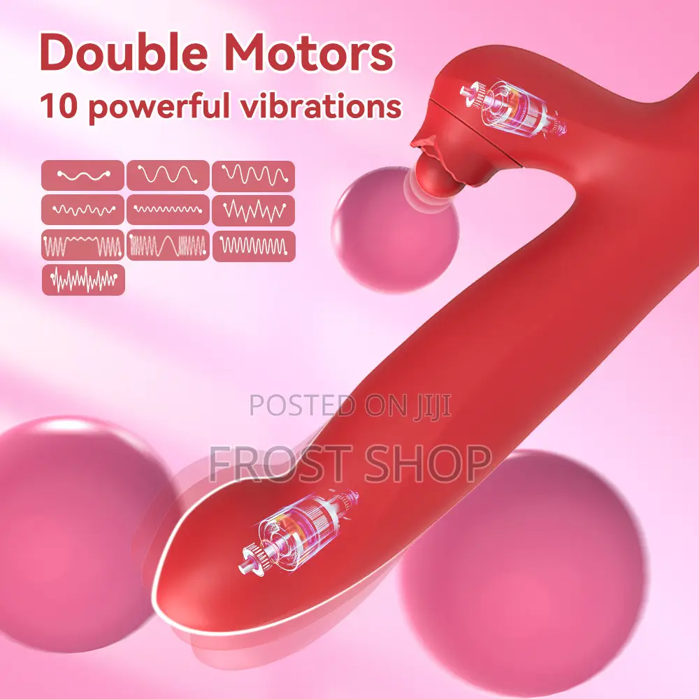 Thrusting Dildo Vibrator With 5 Swing, 10 Vibration Rabbit Vibrator