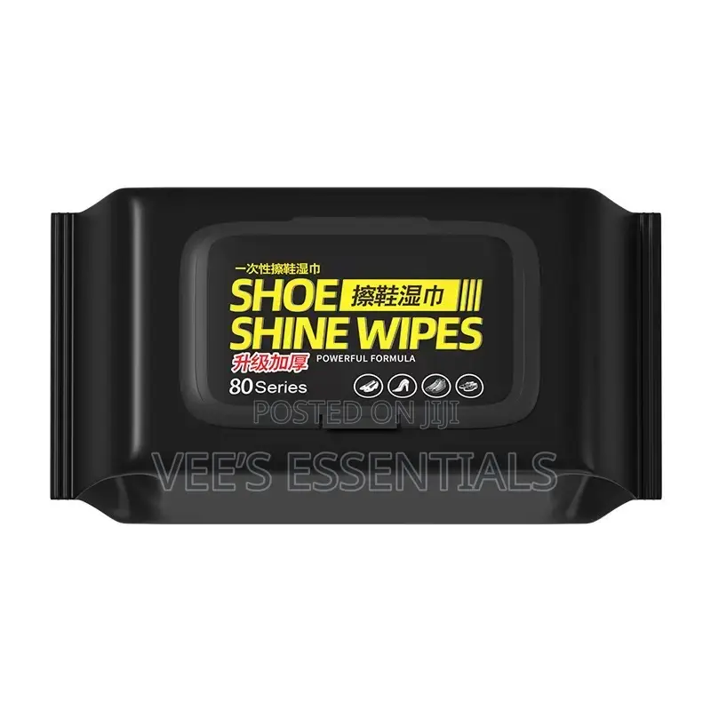 Premium Shoe Shine Wipes – 80pcs | Quick Easy Shoe Cleaner