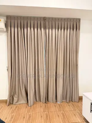 2 in 1 Customised Curtains With White Transparent Voile