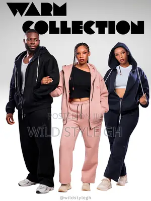 Warm Zip-up Hoodie Tracksuits