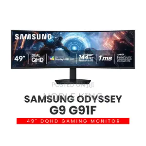 49 Inch Odyssey G9 G91f DQHD | 144hz | Curved | Gaming Monitor