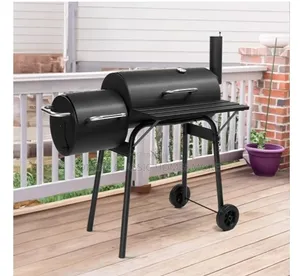 Gardenline Smoker Combination Charcoal Bbq Grill