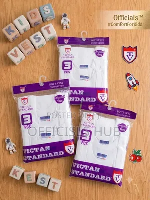 3 in 1 Kids Singlet (Vest)