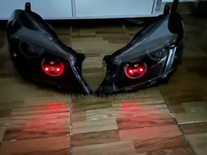 Toyota Vitz Headlights Pair 2012 to 2014 Model