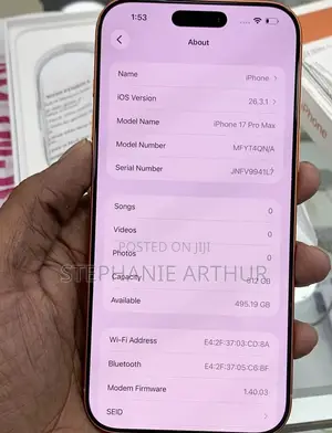 Apple iPhone 17 Pro Max 512 GB Orange
