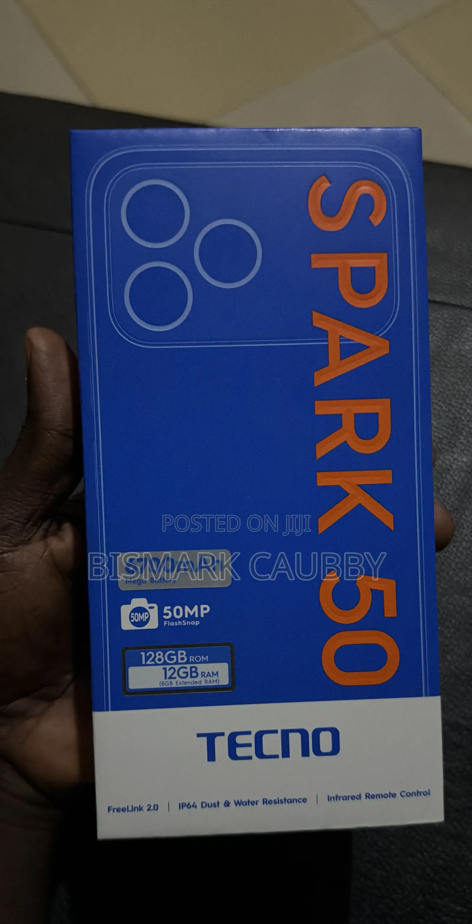 New Tecno Spark 50 128 GB Blue